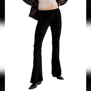 Free People Black Flare Pants